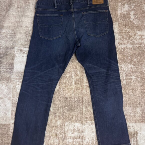 Polo Ralph Lauren Varrick Slim Classic Blue Stretch Denim Jeans, 38x30 - Picture 3 of 8